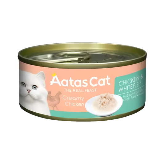 Aatas Cat Creamy Chicken & Whitefish 80g-Aatas Cat-Catsmart-express