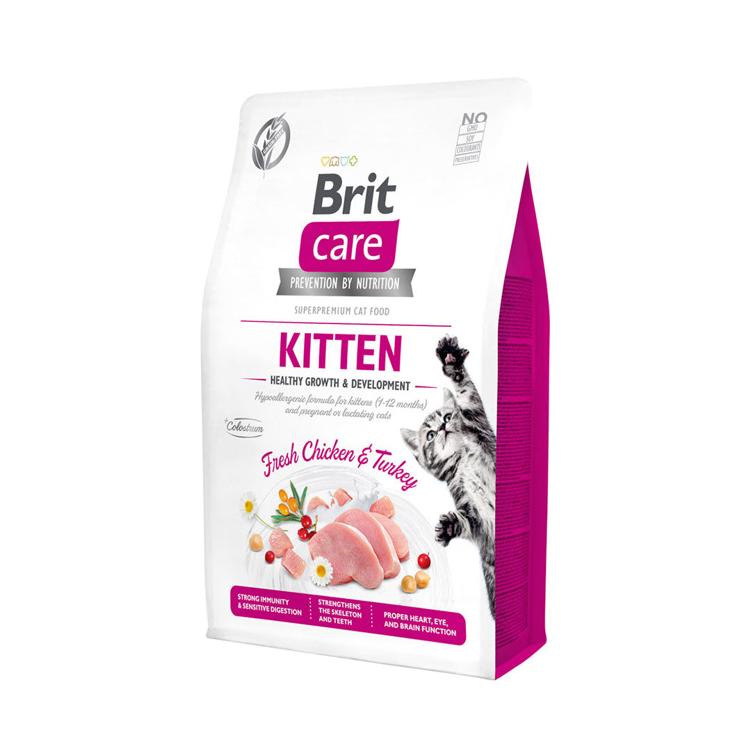 Brit Care Grain-Free Kitten Healthy Growth & Development 2kg-Brit-Catsmart-express