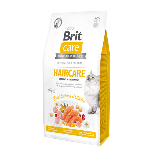 Brit Care Grain-Free Haircare Healthy & Shiny Coat 7kg-Brit-Catsmart-express