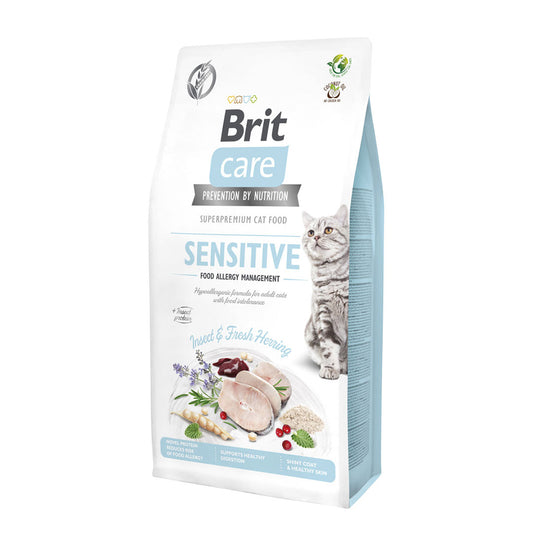 Brit Care Grain-Free Sensitive Food Allergy Management Cat Dry Food 7kg-Brit-Catsmart-express