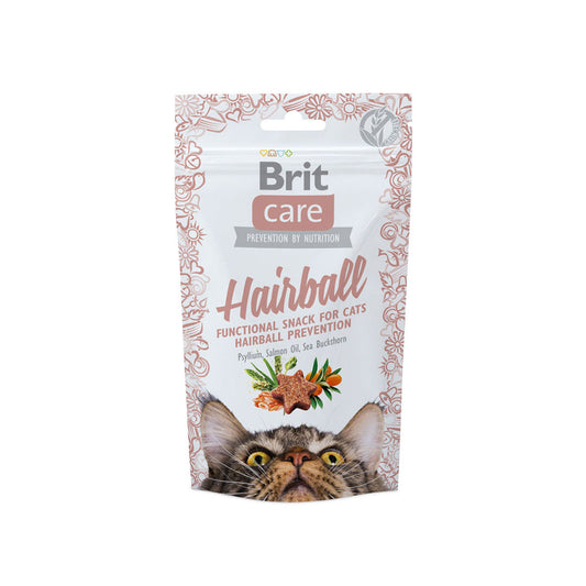 Brit Care Functional Snack for Hairball 50g (3 Packs)-Brit-Catsmart-express