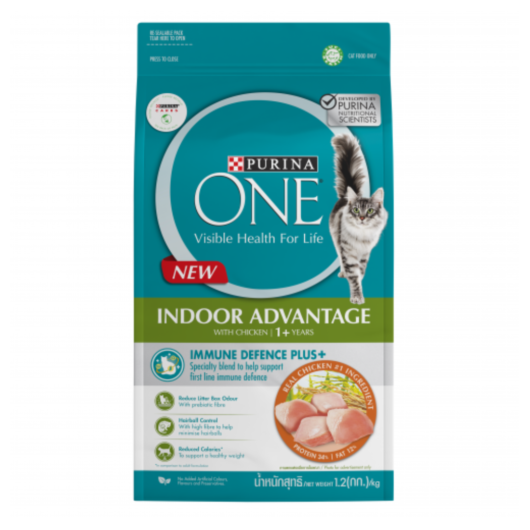 Purina One Indoor Advantage - Chicken 1.2kg-Purina-Catsmart-express