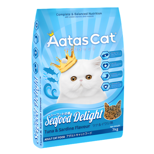 Aatas Dry Food Seafood Delight Tuna & Sardine 7kg-Aatas Cat-Catsmart-express
