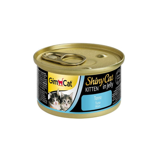 GimCat ShinyCat In Jelly Tuna For Kitten 70g (24 cans)-GimCat-Catsmart-express