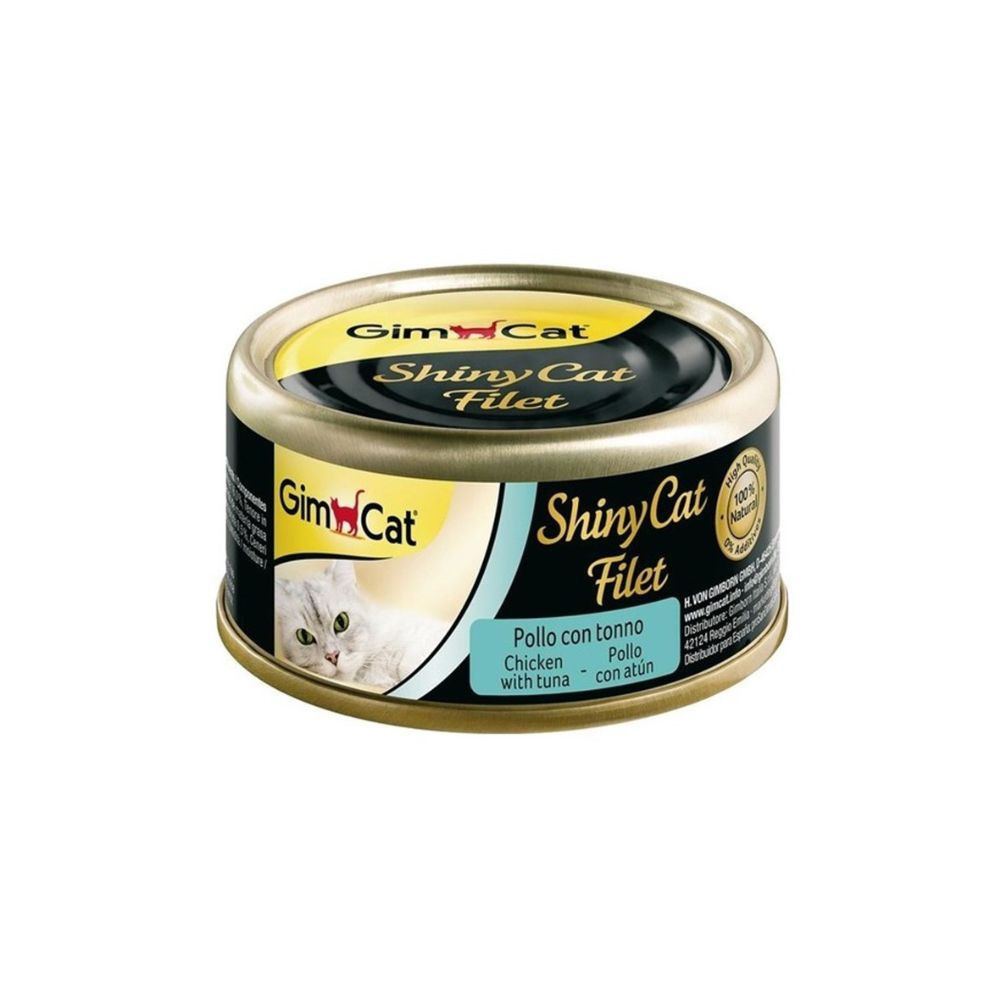 GimCat ShinyCat Filet in Gravy Chicken With Tuna 70g (24 cans)-GimCat-Catsmart-express