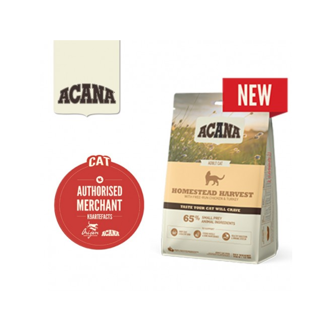 Acana Homestead Harvest Dry Cat Food 4.5kg
