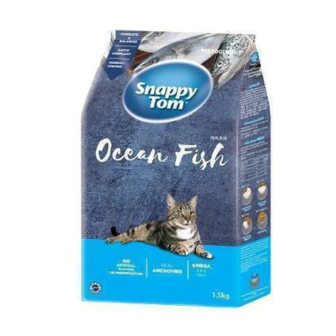 Snappy Tom Ocean Fish 1.5kg-Snappy Tom-Catsmart-express