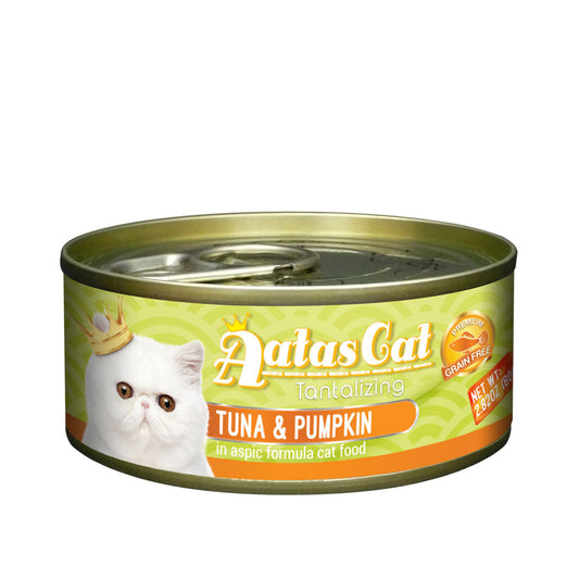 Aatas Cat Tantalizing Tuna & Pumpkin 80g Carton (24 Cans)-Aatas Cat-Catsmart-express