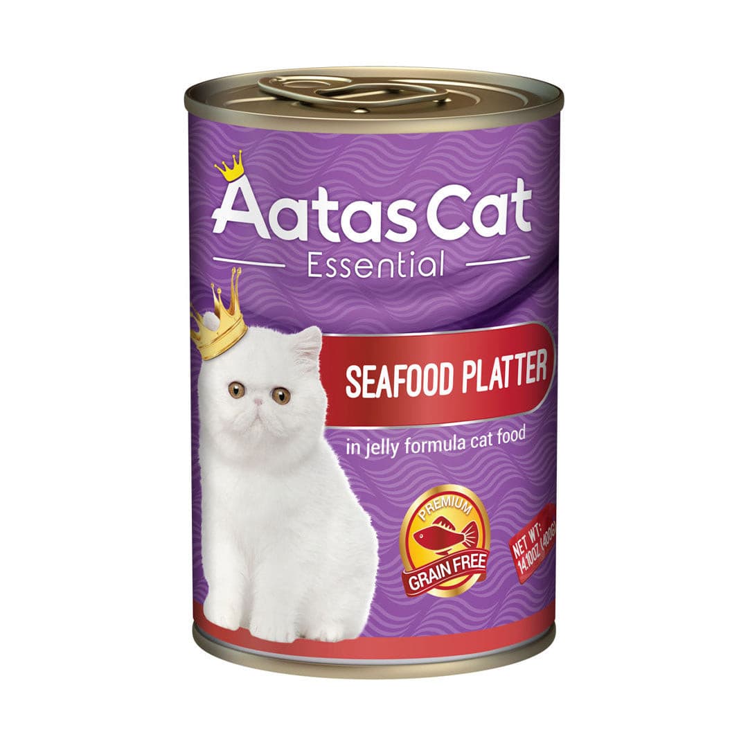 Aatas Cat Essential Seafood Platter Cat Canned Food 400g-Aatas Cat-Catsmart-express