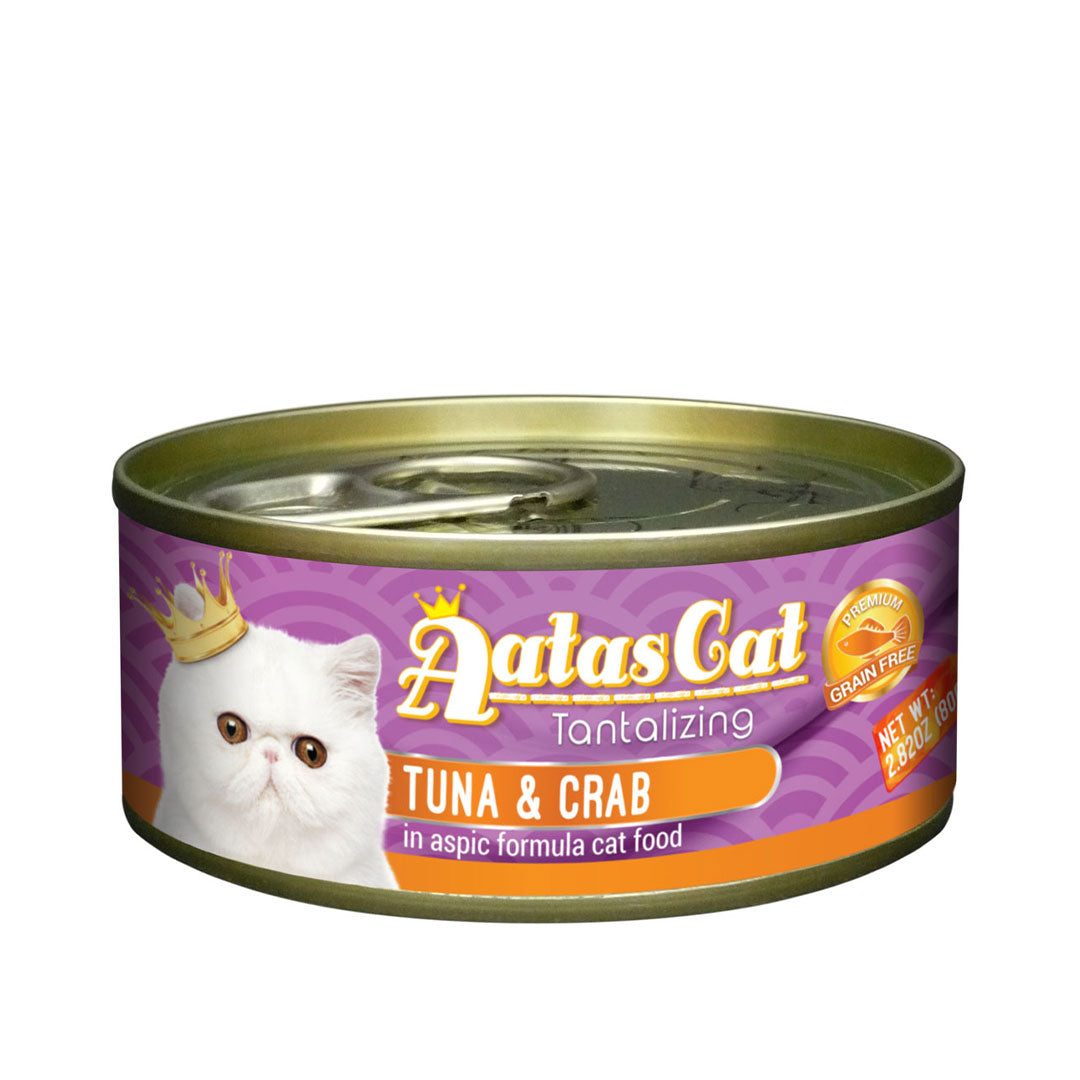 Aatas Cat Tantalizing Tuna & Crab 80g-Aatas Cat-Catsmart-express