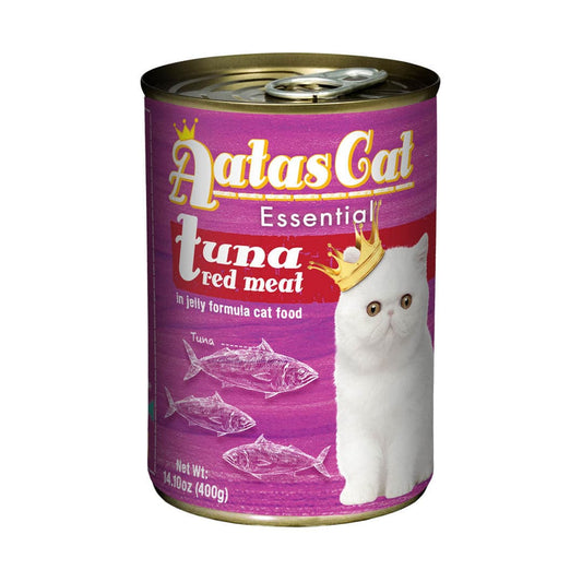 Aatas Cat Essential Tuna Red Meat 400g Carton (24 Cans)-Aatas Cat-Catsmart-express