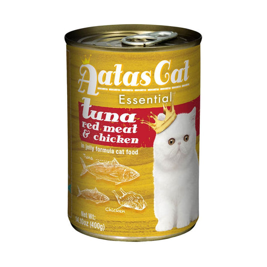 Aatas Cat Essential Tuna Red Meat & Chicken 400g-Aatas Cat-Catsmart-express