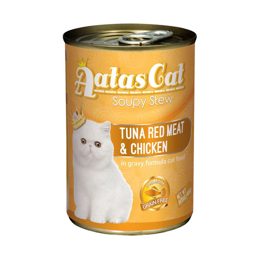 Aatas Cat Soupy Stew Tuna Red Meat & Chicken 400g-Aatas Cat-Catsmart-express