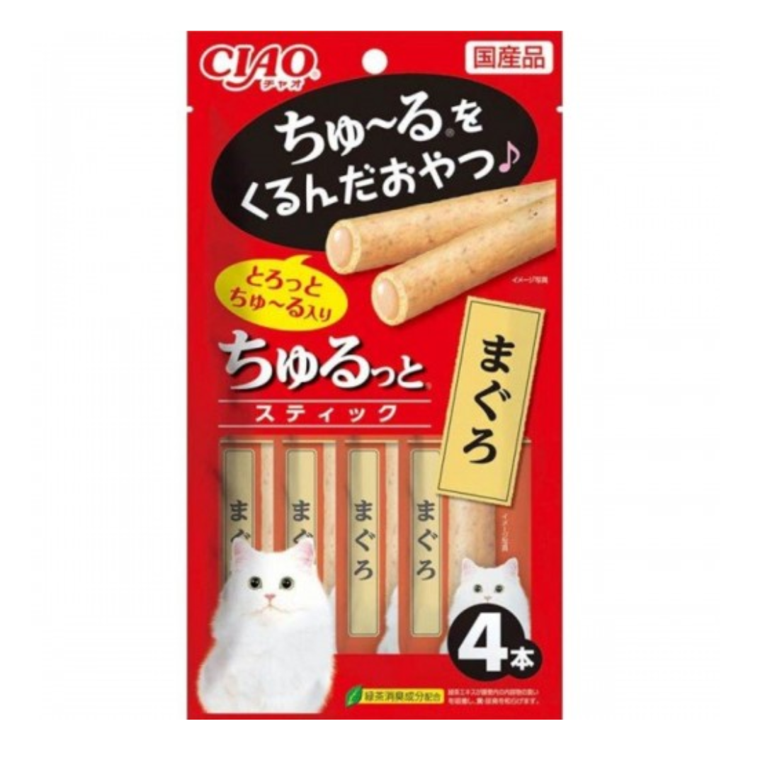 Ciao Churutto Stick Maguro Formula 28g x 4 sticks-Ciao-Catsmart-express