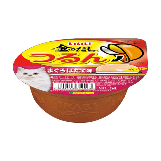 Ciao Tsurun Cup Tuna With Scallop Flavor Pudding 65g Carton (24 Cups)-Ciao-Catsmart-express
