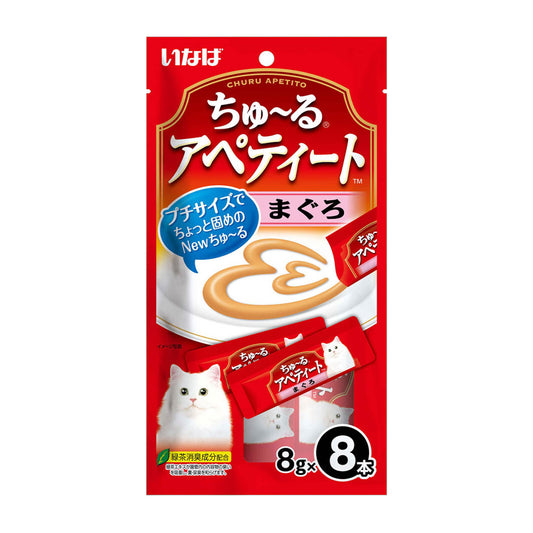Ciao Churu Apetito Tuna with Mini Creamy Cat Treats 8g x 8pcs (3 Packs)-Ciao-Catsmart-express