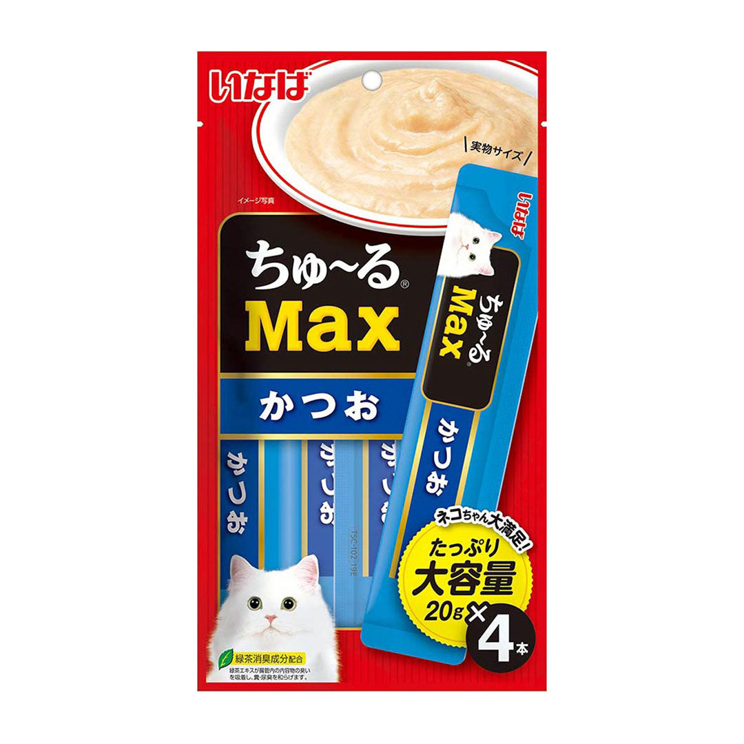 Ciao Churu Max Bonito with Added Vitamin and Green Tea Extract 20g x 4pcs (3 packs)-Ciao-Catsmart-express