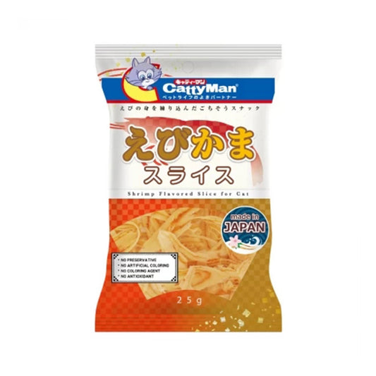 CattyMan Shrimp Slices 25g-CattyMan-Catsmart-express