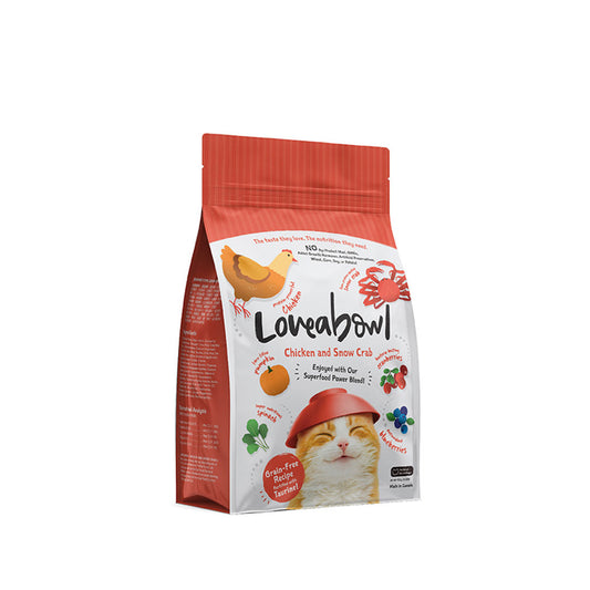 Loveabowl Grain-Free Chicken and Snow Crab 150g-Loveabowl-Catsmart-express