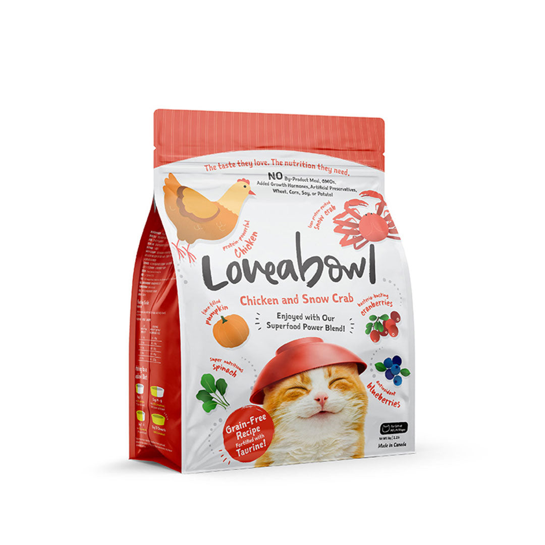 Loveabowl Grain-Free Chicken and Snow Crab 1kg-Loveabowl-Catsmart-express