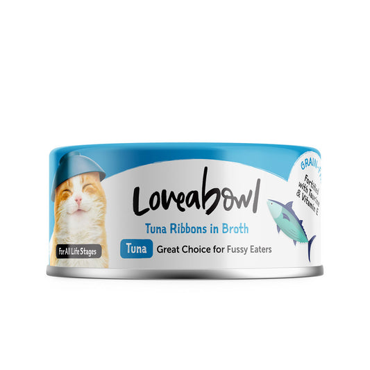 Loveabowl Grain-Free Tuna Ribbons in Broth 70g-Loveabowl-Catsmart-express