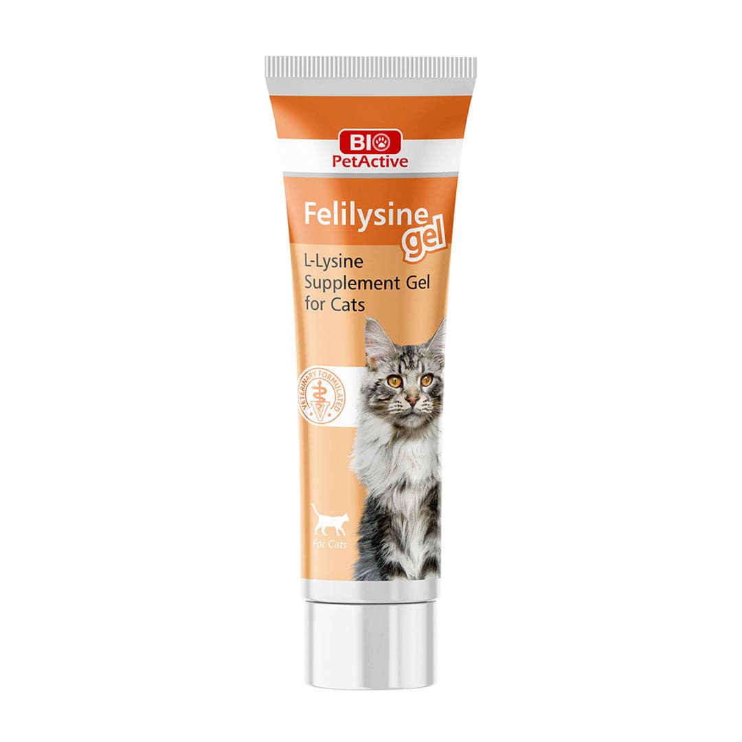 Bio PetActive Felilysine L-Lysine Supplement Gel 100ml-Bio PetActive-Catsmart-express