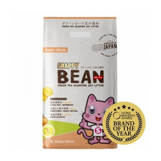 Snappy Bean Green Pea Cat Litter Zesty Citrus 7L-Snappy-Catsmart-express