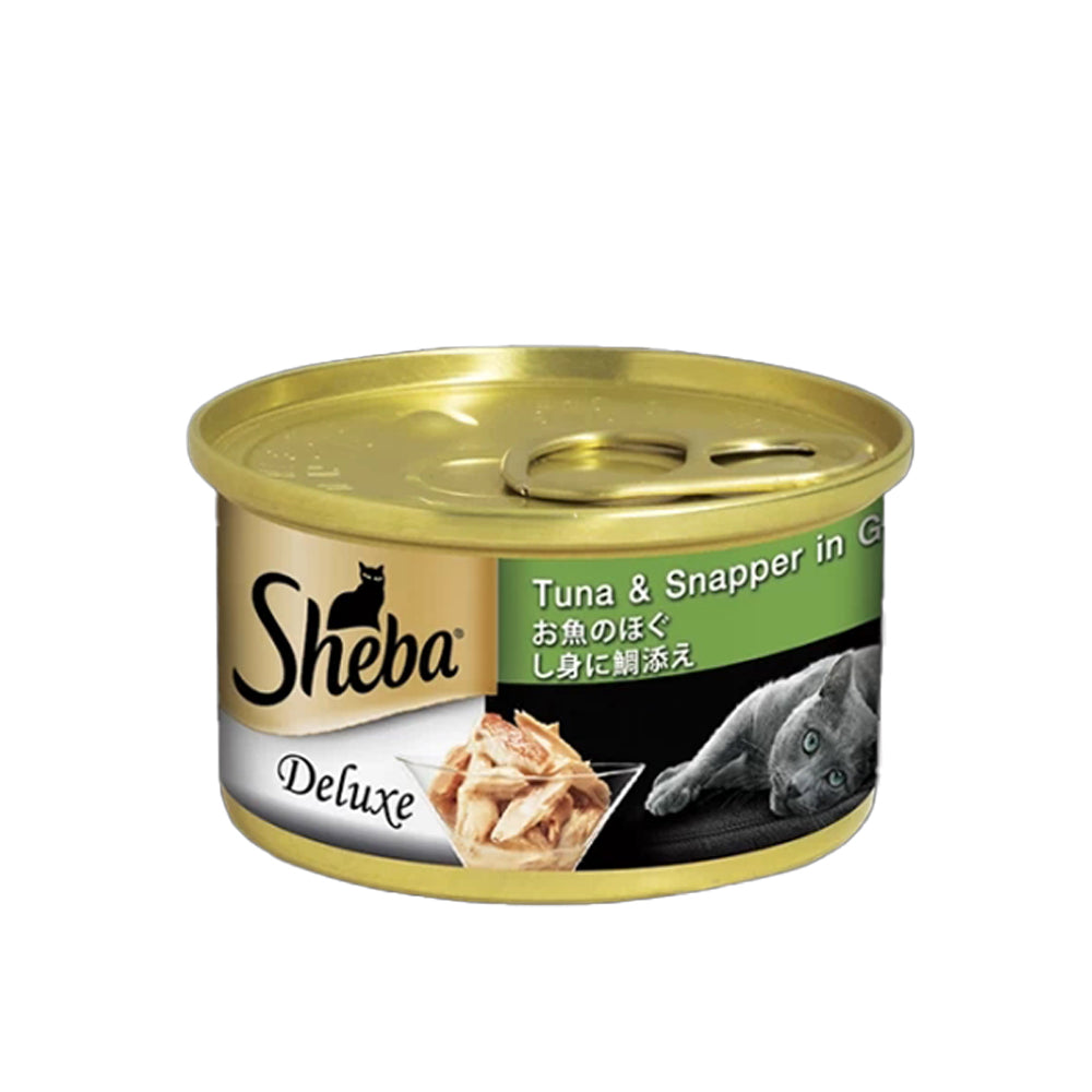 Sheba Tuna and Snapper in Gravy 85g-Sheba-Catsmart-express