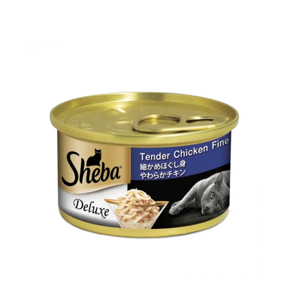 Sheba Tender Chicken Fine Flakes in Gravy 85g Carton (24 Cans)-Sheba-Catsmart-express