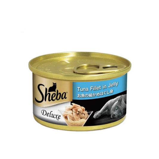 Sheba Tuna Fillet in Jelly 85g-Sheba-Catsmart-express