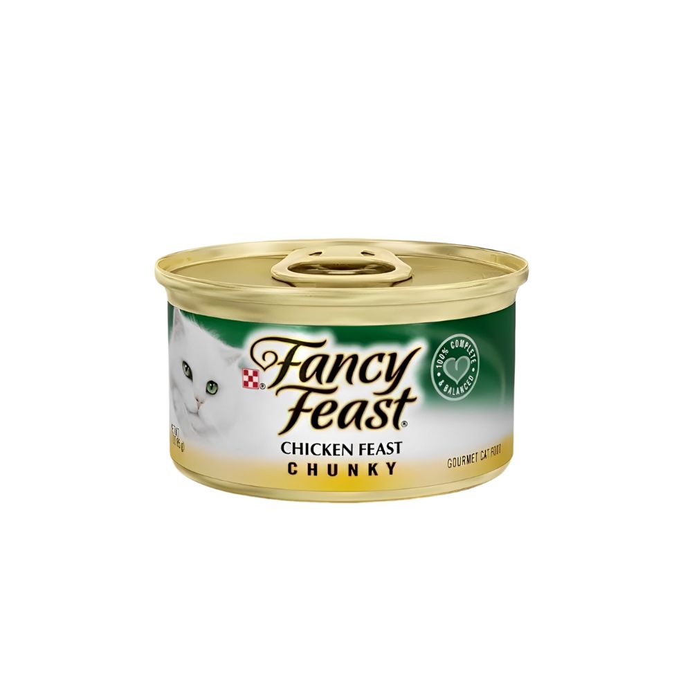 Fancy Feast Chunky Chicken 85g Carton (24 Cans)-Fancy Feast-Catsmart-express