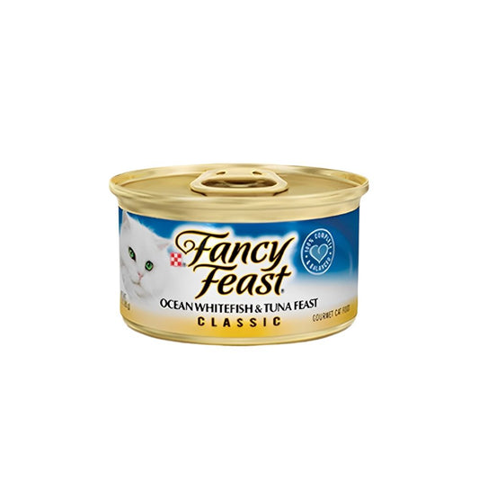 Fancy Feast Classic Ocean Whitefish & Tuna 85g Carton (24 Cans)-Fancy Feast-Catsmart-express