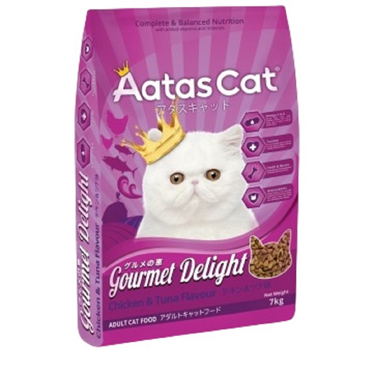 Aatas Dry Food Gourmet Delight Chicken & Tuna 7kg-Aatas Cat-Catsmart-express